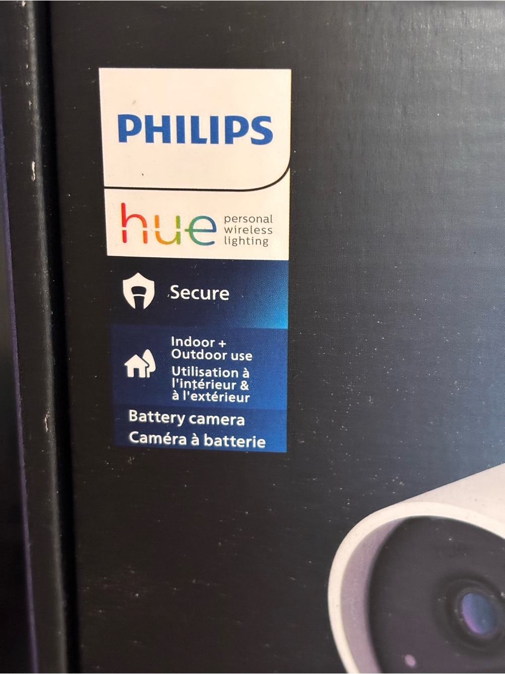 Philips White Hue Security Battery Camera - Compact Design - Picture 2 of 6